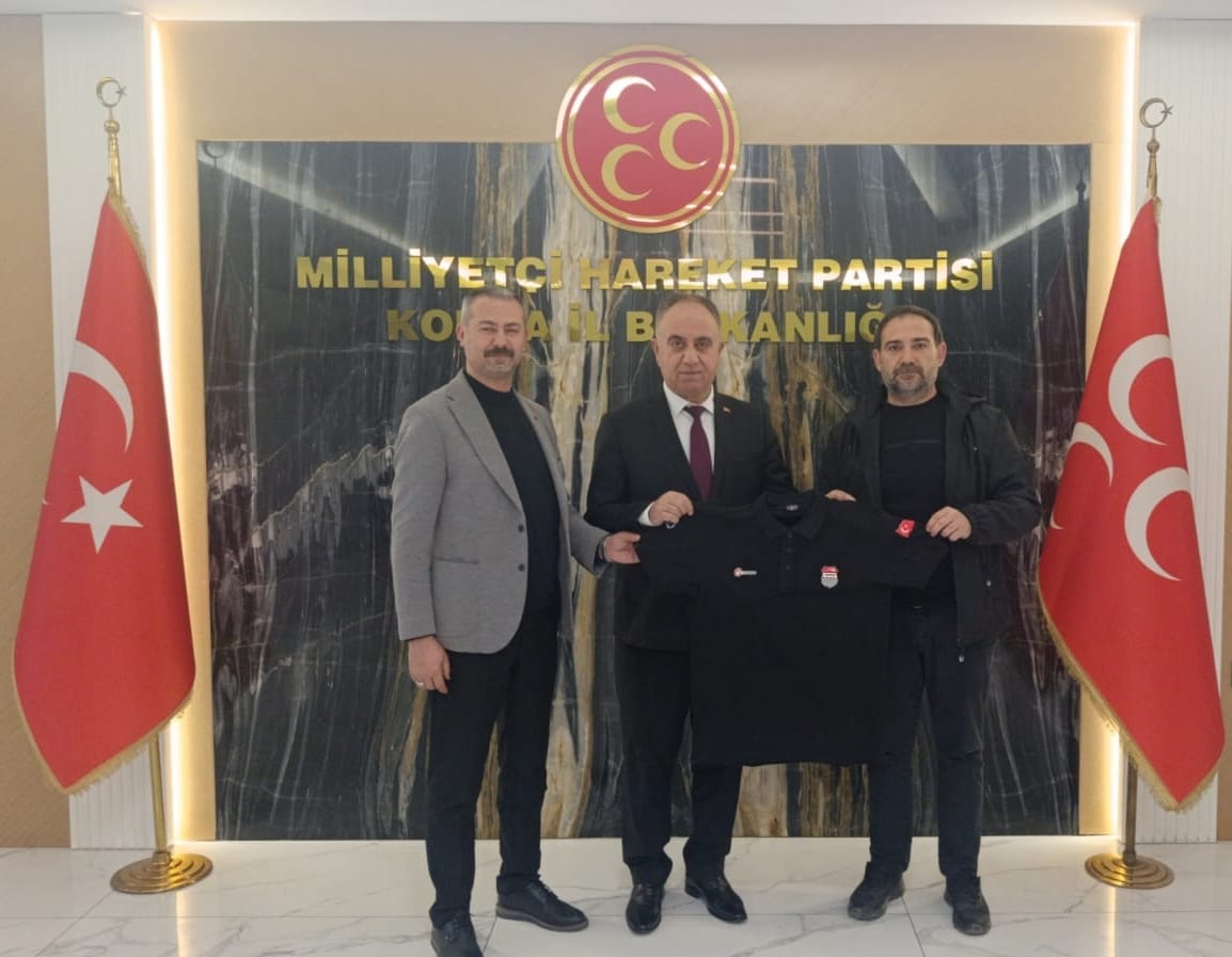 KOMOSK’tan MHP Konya İl Başkanlığına Ziyaret